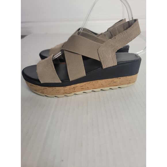 Sorel Cameron Flatform Slingback Sandals Women’s Size 9.5 Multicolor - Picture 1 of 12